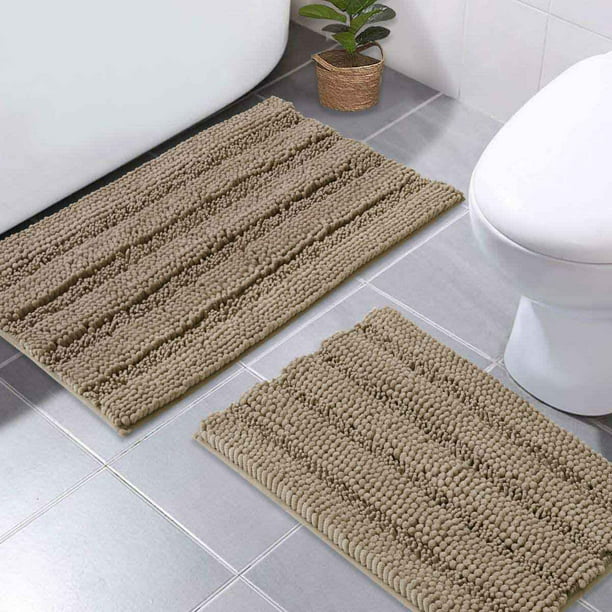 Details about   Non-slip Bath Rugs Soft Mat Shaggy Microfiber Floor Toilet Bathroom Door Mats.